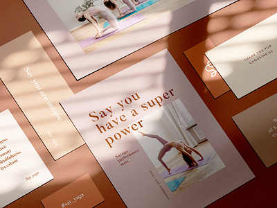 Sayoga yoga mats branding beige branding logo minimal modern positive stationery design yoga yoga mat yoga pose