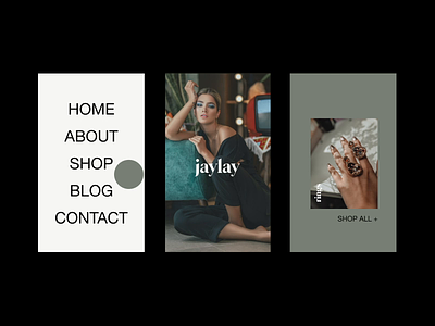 Jaylay jewelry store app animation animation app design fashion gif interactions jewelry shop ui ux