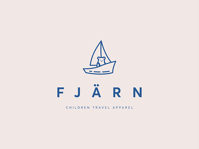 Fjärn - logo for a children travel apparel brand