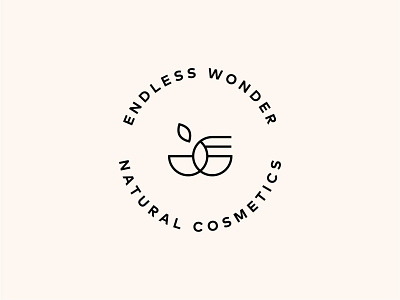 Endless wonder natural cosmetics logo design