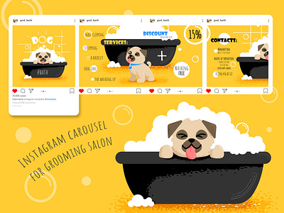 INSTAGRAM CAROUSEL FOR GROOMING SALON