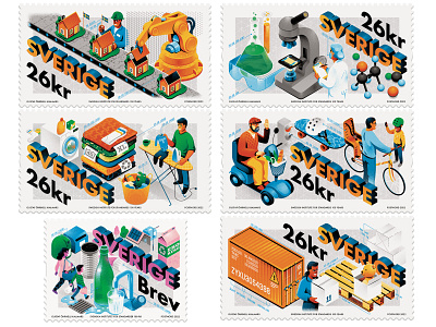 Stamps for Postnord