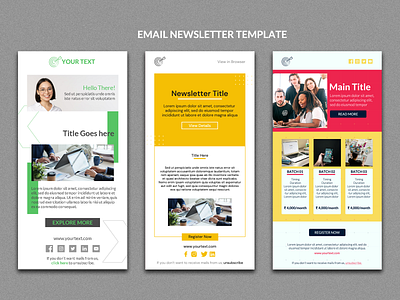 Email Newsletter Template 05 email marketing