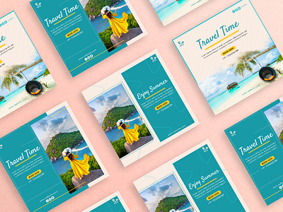 Travel Agency - Social Media Post Design Template 01