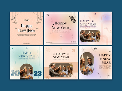 New Year - Social Media Post Design Template 01 new year store social media post