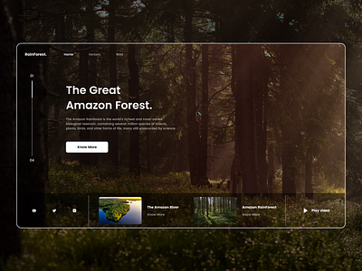 The Forest - Landing Page amazon branding design forest landing page logo market minimalism mockup nature services tracking travel ui ux vector