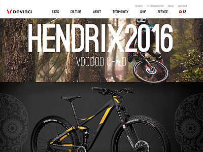 Davinci Hendrix Mountain Bike Concept Design bikes dark devinci mtb sport website