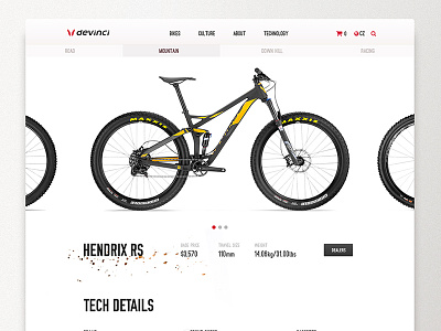 Devinci - Bike Selection and details