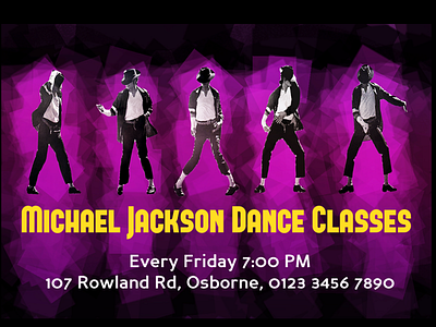 Dance classes design graphic design illustration