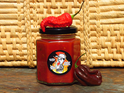 Label for Chilli Sauce on a jar