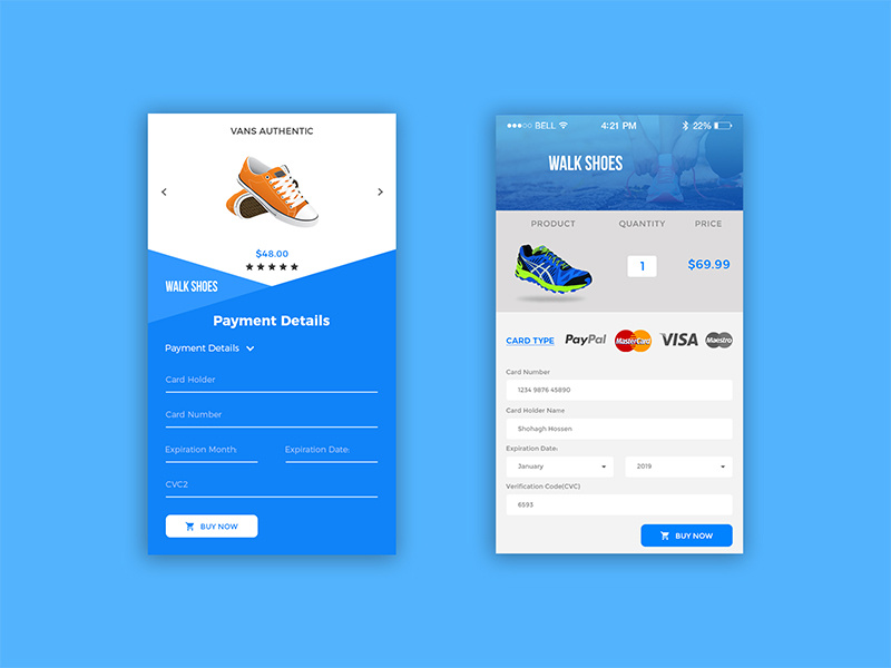 Daily UI #002 Credit Card Checkout