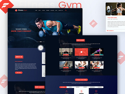 Fitness and Gym Landing Page for 2019 adventure animation design fitness app fitness club fitness landing page gradient gradient color gym landing page illustration landing page mobile animation mobile app mobile app design pattern runner typography ui ux design uipractice website