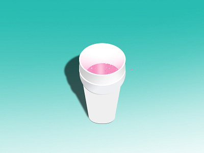 Soda juice pink soda