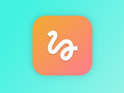 Doodle App Icon doodle gradient icon