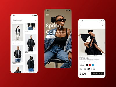 Fashion mobile app app clothing design fashion mobile ui ux