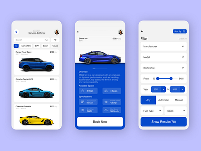 Car Rental App Concept