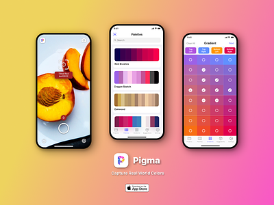 UI, Logo, Icon, Screens for Pigma app app design design design app ios app mobile app mobile application mobile ui modern app pigma ui ux design ui ux designer