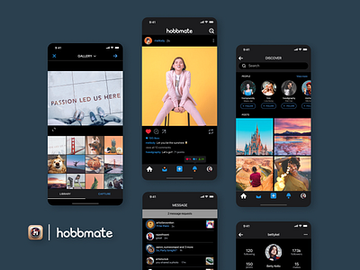 Dark Mode - Hobbmate App