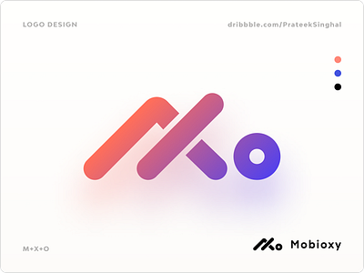 Mobioxy Logo app app development brand brand identity branding company creative design designer end high icon identity logo meaningful modern professional quality simple stylish