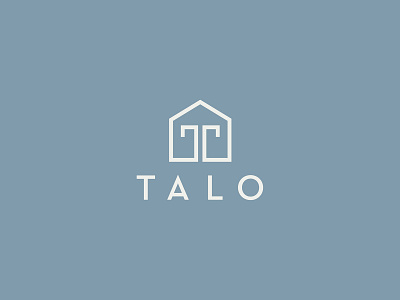 T A L O brand brand design branding creative design house house logo logo logos mark monogram t logo type typography vector visual