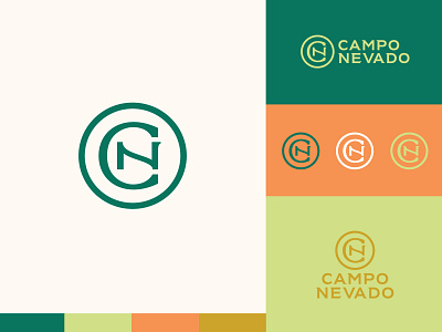 Campo Nevado brand brand design branding c logo creative design farm logo letter logo logos monogramn n logo natural natural logo