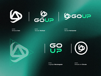 GoUp arrow logo brand brand design branding creative design go logo logo logos sport logo up logo visual