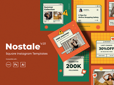 Nostale - Canva Templates