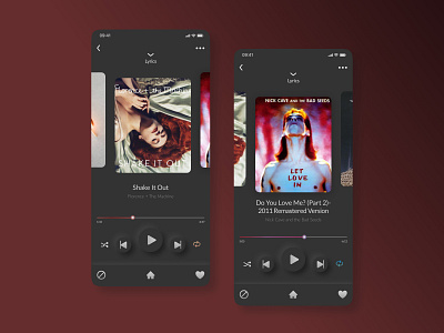 Music Player Design - #DailyUI 009