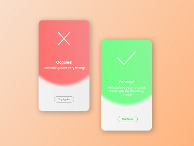 Flash Message - #DailyUI 011 app appdesign challenge dailyui dailyuichallenge design error errorscreen failscreen flash flashmessage mobile popup successscreen toaster ui userinterface ux web webdesign