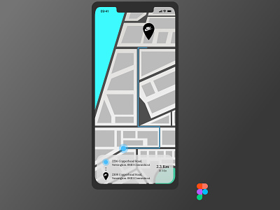 Loocation Tracker - #DailyUI 020 020 20 app appdesign challenge dailyui dailyui020 dailyui20 dailyuichallenge design location locationtracker tracker tracking ui