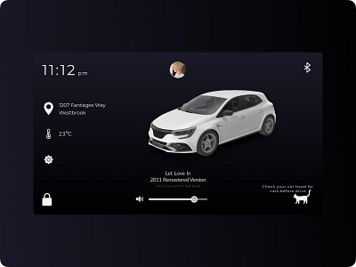 Car Interface - #DailyUI 034