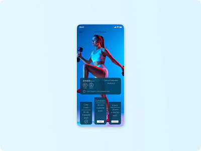Workout Tracker - #Dailyui 041 041 41 app appdesign challenge dailyui dailyuichallenge design mobile mobileapp sport ui workout workoutapp workouttracker