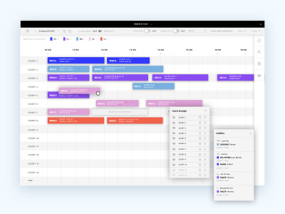 Match scheduling system design desktop grid management management system platform programme schedule sports tennis timeline ui ux vector