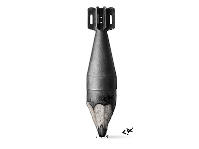 Pencil Bomb black and white bomb illustration pencil power of images
