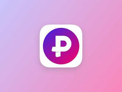 Planeta App Icon app chat date design flip flyrt heart icon ios logo paper