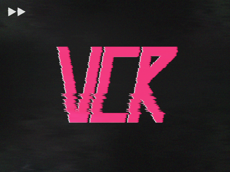 VCR Film Logo by Anthony Lassus on Dribbble