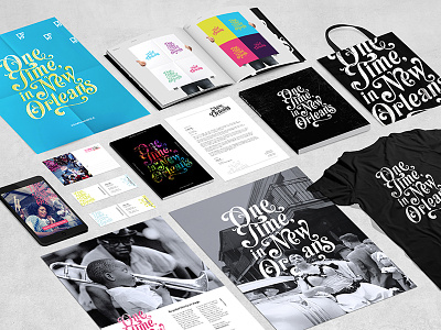 One Time, in New Orleans brand collection design system identity