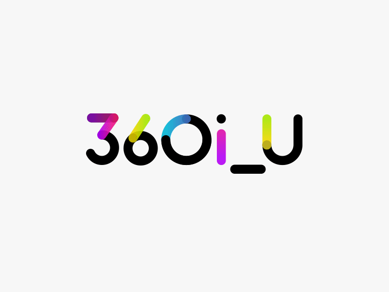 360i_U 360i 360i u identity logo logotype mark typography university