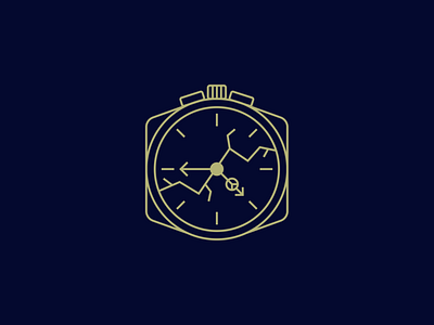 A Broken Watch illustration vector