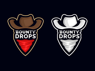 Bountydrops logotype branding cryptocurrency logo