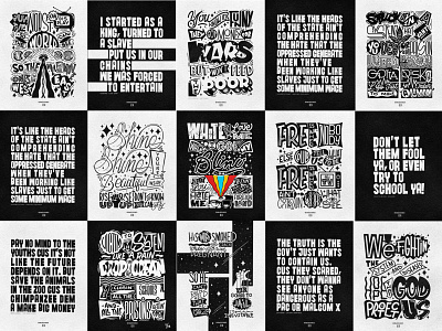 Thinkin' For A Change - Vol. 2 3d america animation art branding design drawing dribbble graphicdesign hand lettering hip hop illustration justice lettering logo lyrics music rap type ui