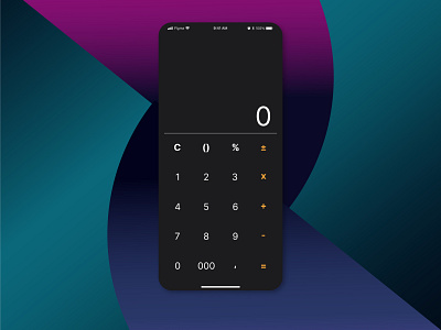 Daily UI :: Iphone Calcultor Redesign app design figma productdesign ui ux