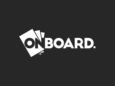 Onboard branding branding logo onboard onboarding tech