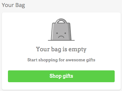 Empty Bag icon