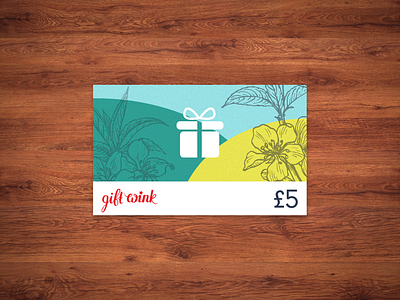 Voucher / Gift Card floral gift gift card giftwink present voucher