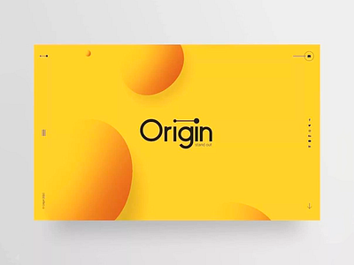 Origin project UI design landing page origin ui ux web webdesign
