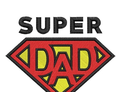 Embroidery Digitizing Services -- Super Dad <3 cheap digitizing digitizing services embroidery digitizing image to vector super dad