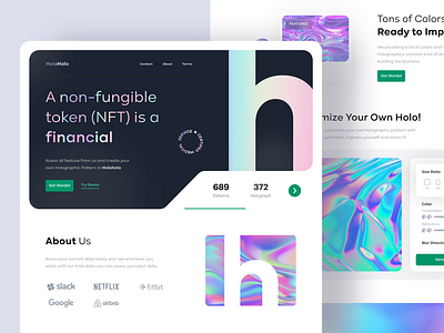 HaloHolo - NFT Website Design