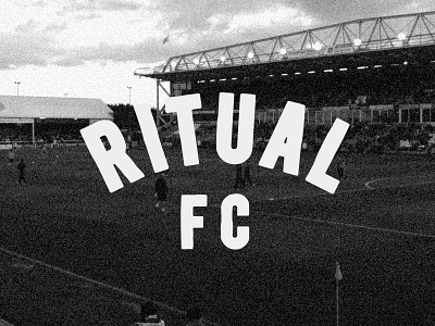 Ritual FC Brand Visual branding fashion football photography sport typography
