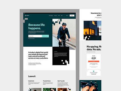 Landing page land landing page ui ux webdesign website